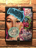 Audrey buckled book art
