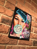 Audrey buckled book art