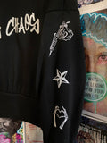 Guilty Chaos custom designed crop top sweatshirt SZ. SMALL 1of1