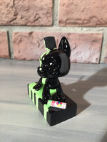 Lps green graffiti dog (littlest pet shop) toy figure