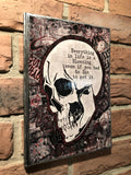 “EVERYTHING IN LIFE IS A BLESSING EVEN IF YOU HAD TO SIN TO GET IT” book art