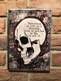 “EVERYTHING IN LIFE IS A BLESSING EVEN IF YOU HAD TO SIN TO GET IT” book art