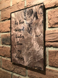 “His love roared louder than my demons” book art