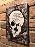 “EVERYTHING IN LIFE IS A BLESSING EVEN IF YOU HAD TO SIN TO GET IT” book art