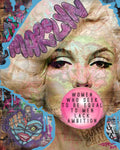 Marilyn Monroe 8X10 graffiti pop art print