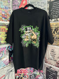 Graffiti Money Bags HUSTLER Skeleton T-Shirt