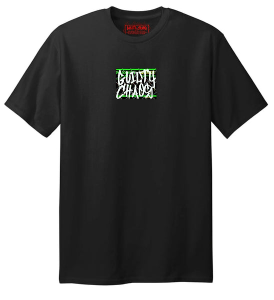 GUILTY CHAOS GREEN CHAIN LINK FENCH SLAP TEE