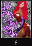 Guilty Chaos art prints. 8x10 original art /pop art/ graffiti art/ quotes .