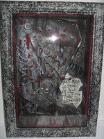 DIRTY MADNESS assemblage diorama
