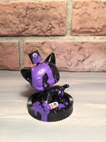 Lps purple graffiti cat (littlest pet shop) toy figure