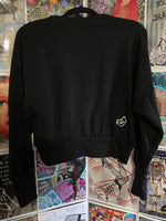 Guilty Chaos custom designed crop top sweatshirt SZ. SMALL $