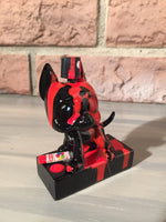 Lps red graffiti dog writer (littlest pet shop) custom designer toy