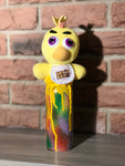 Chica the duck five nights at freddy's graffiti spray can