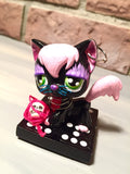 LPS Playful punk kitty toy art (littlest pet shop)