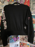 Guilty Chaos custom designed crop top sweatshirt SZ. Medium