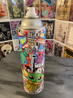Guilty Chaos loves BABY YODA print covered spray can