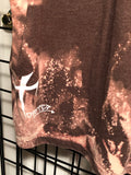Custom bleached Graffiti TOASTED shirt sz XL