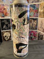 Guilty Chaos loves MAP GIRL print covered spray can
