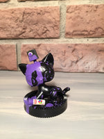 Lps purple graffiti cat (littlest pet shop) toy figure